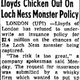 Illustration for article titled That Time Lloyds of London Insured The Loch Ness Monster